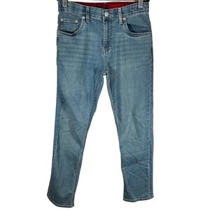 Levi's Kids 511 Slim Fit Medium Wash Stretch Denim Jeans Size 16 Reg 28x30